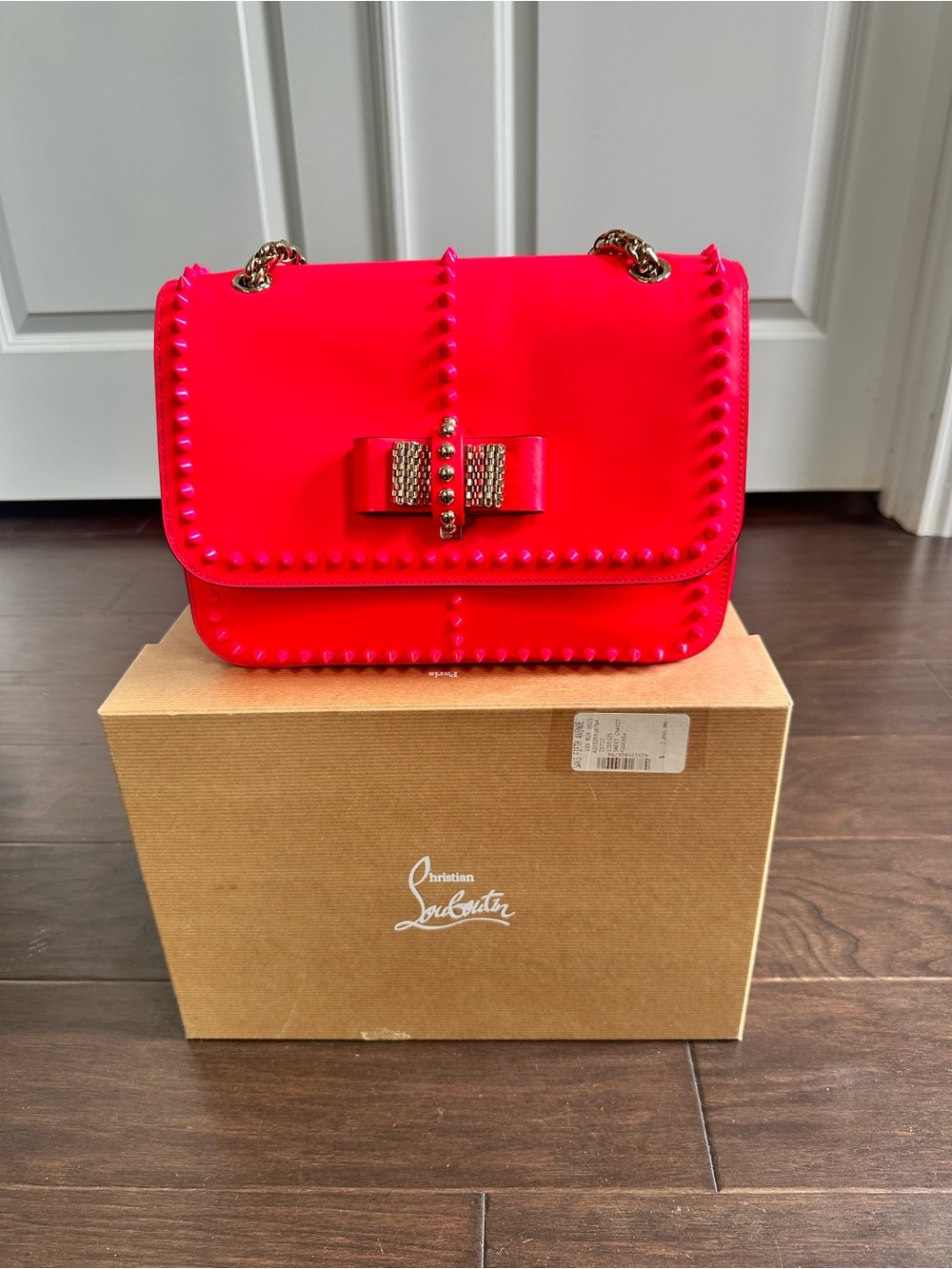 Christian Louboutin Sweet Charity Fuschia Handbag